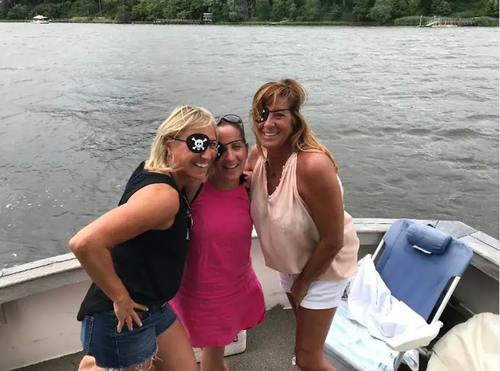 Guests aboard Don't Panic on a tours & special occasions trip in South Florida