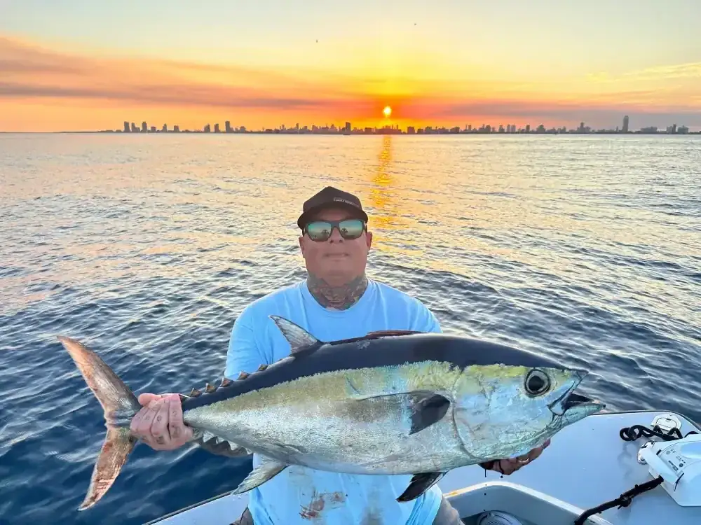 Blackfin Tuna caught on a Don't Panic Sportfishing fishing trip off Pompano Beach