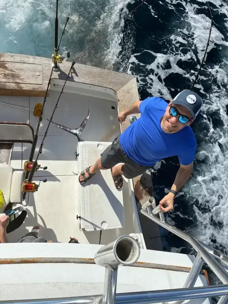 Cobia caught on a Don't Panic Sportfishing fishing trip off Pompano Beach