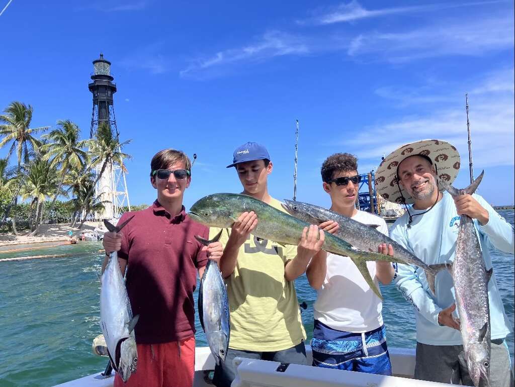 Birthday celebration on a private boat charter in South Florida